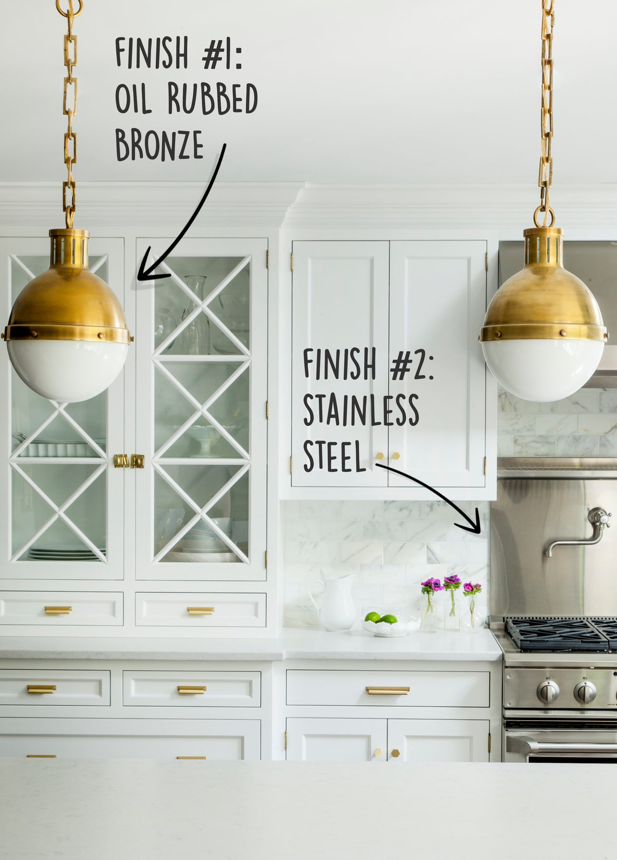 Kitchen Mixing Hardware Finishes Once Considered A Design Crime, Mixed