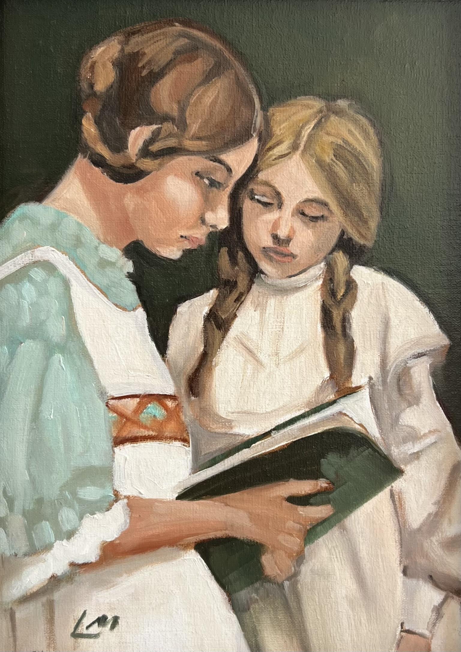 Dutch Girls Reading - Caitlin Wilson Design