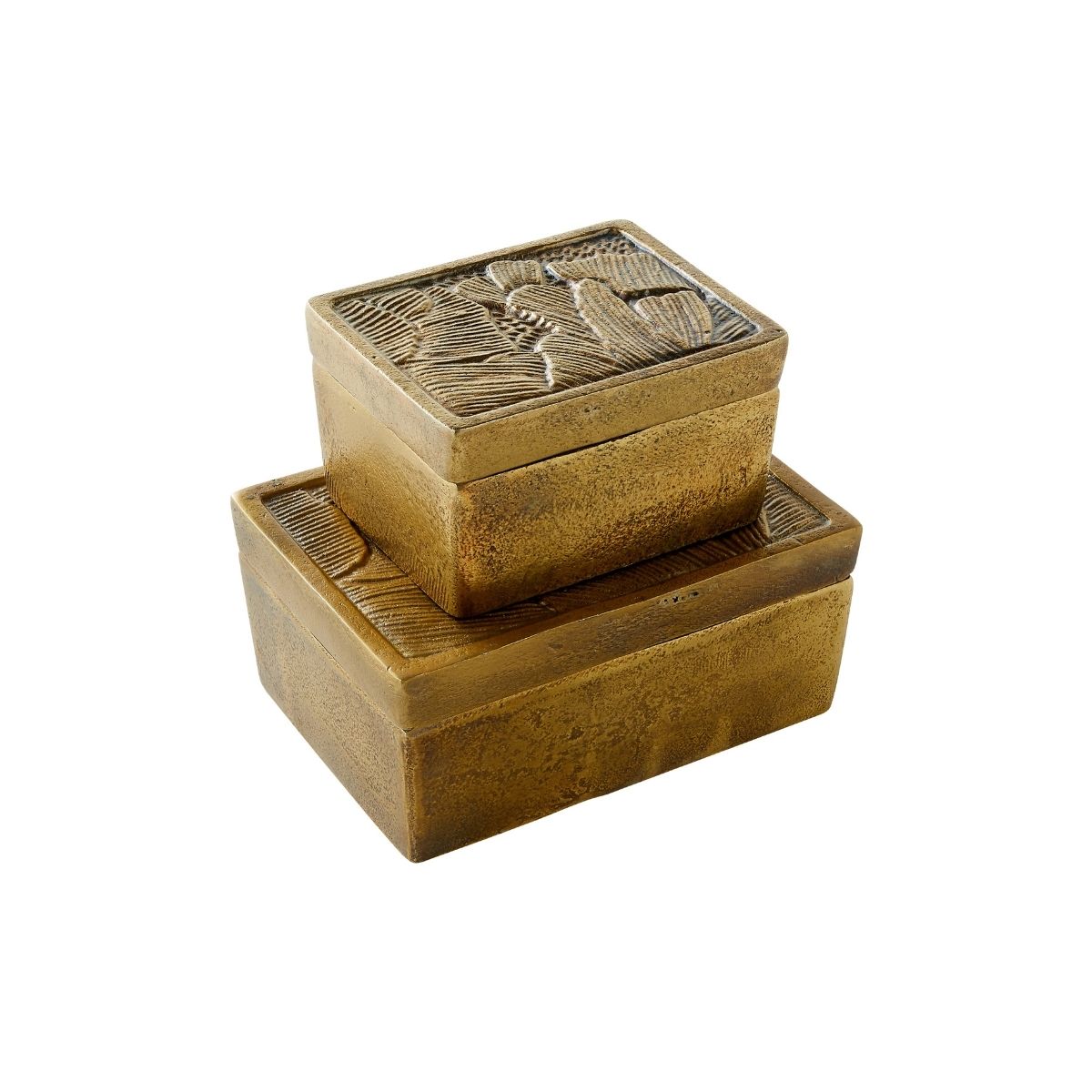 Large Bronze Flora Box