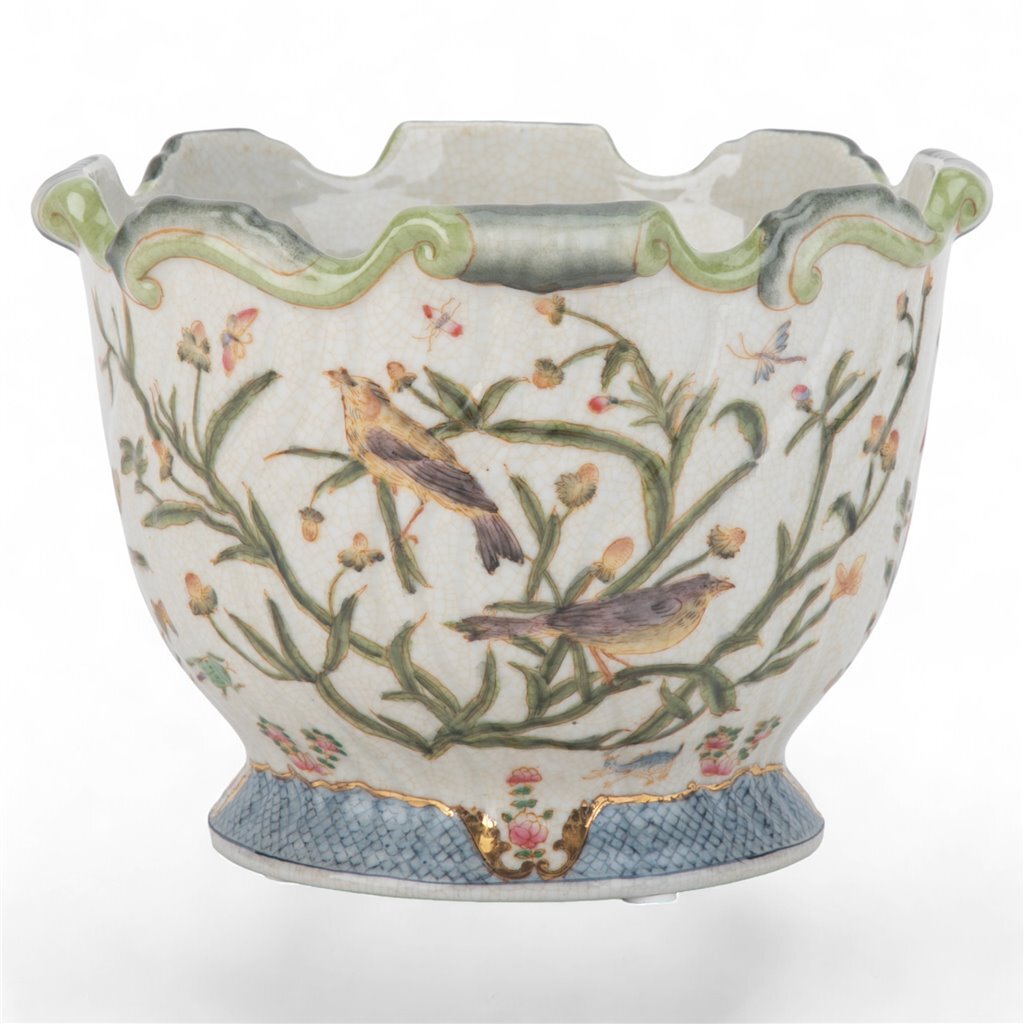 Meadowvine Porcelain Cachepot - Caitlin Wilson Design