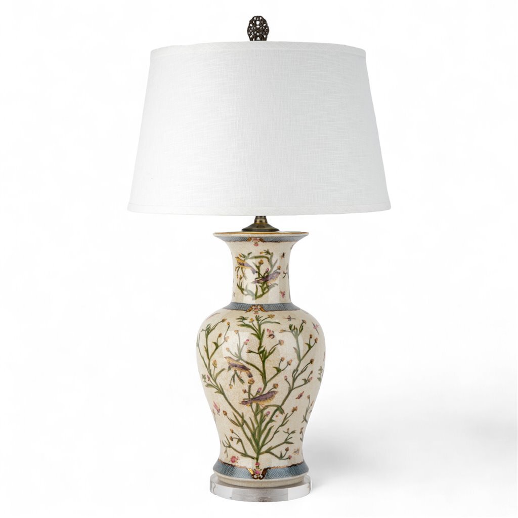 Meadowvine Porcelain Table Lamp