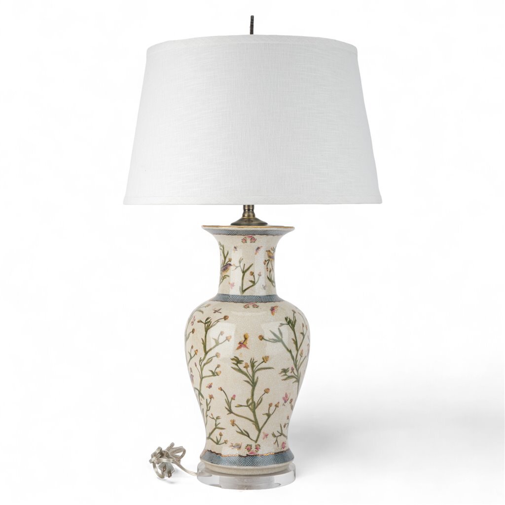 Meadowvine Porcelain Table Lamp