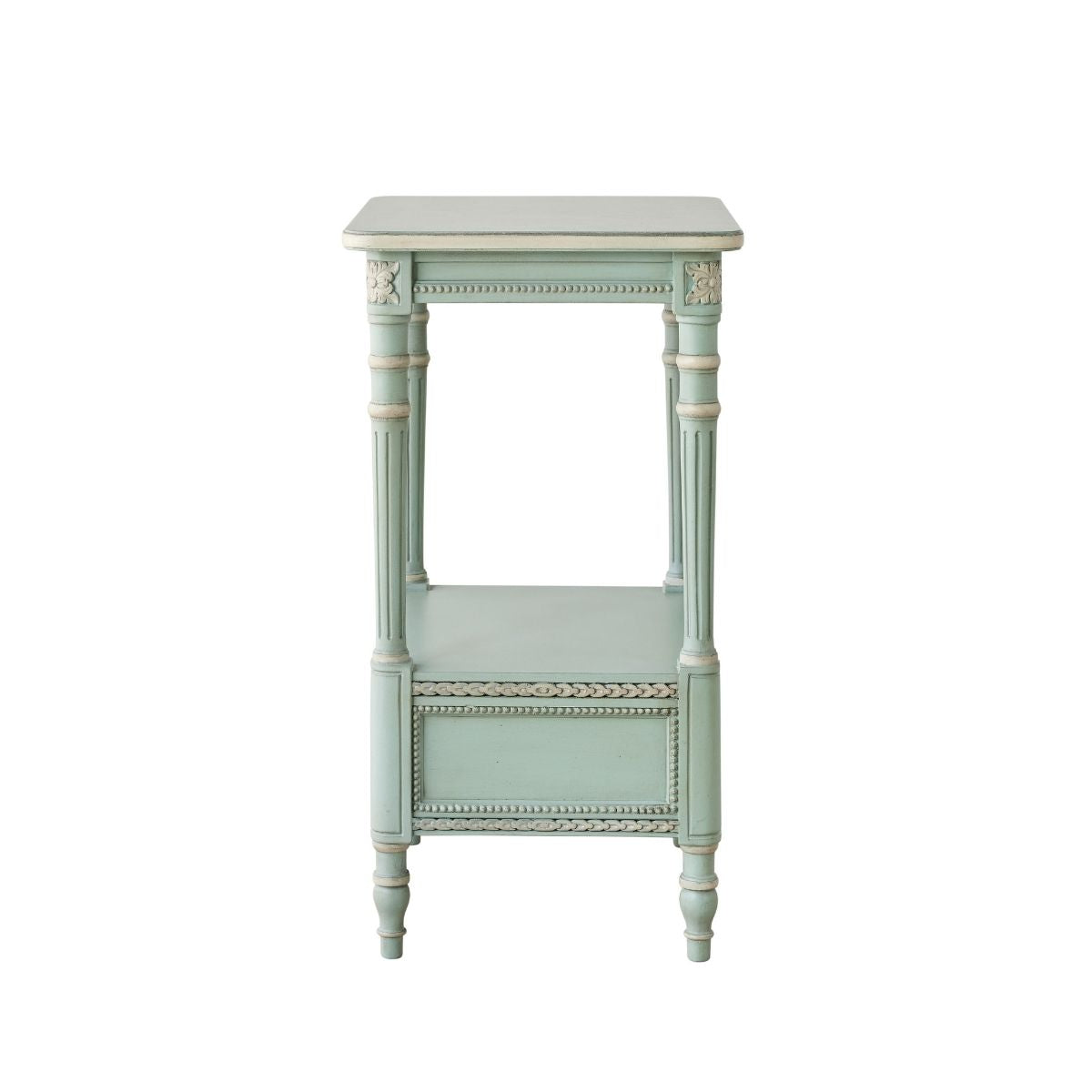 Gwendolyn Small Shelf Table in Eucalyptus - Caitlin Wilson Design