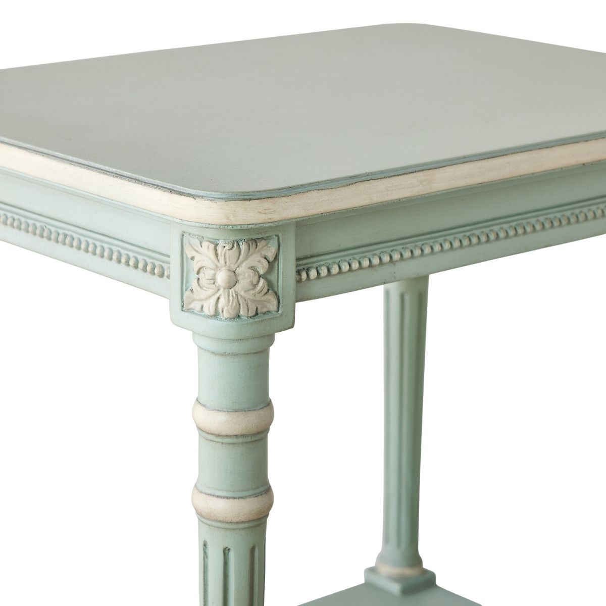 Gwendolyn Small Shelf Table in Eucalyptus - Caitlin Wilson Design