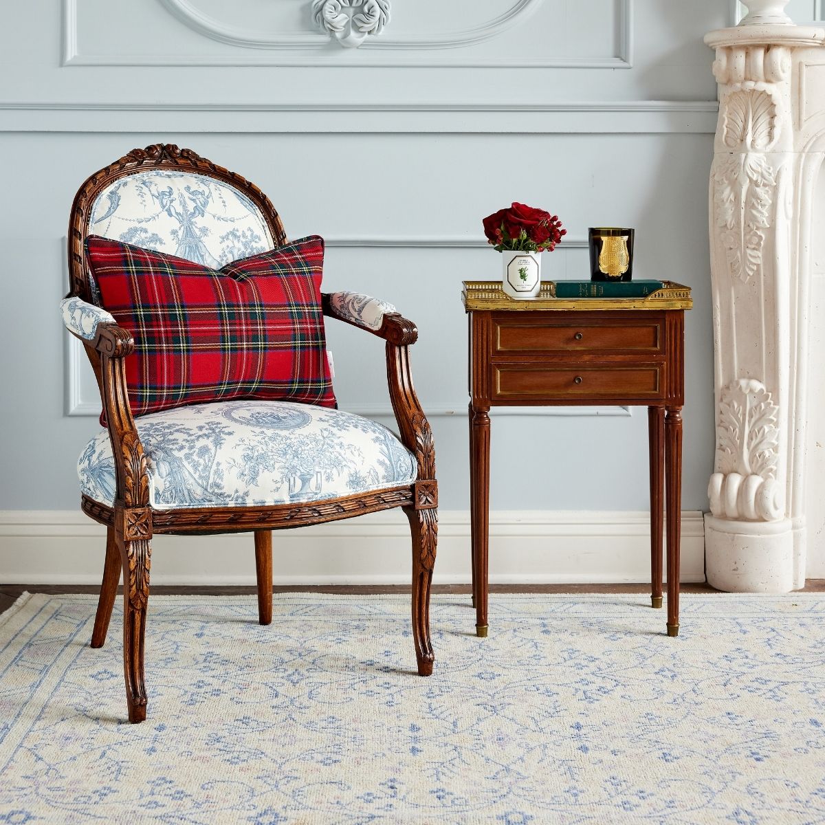 Stewart Plaid Pillow Cover