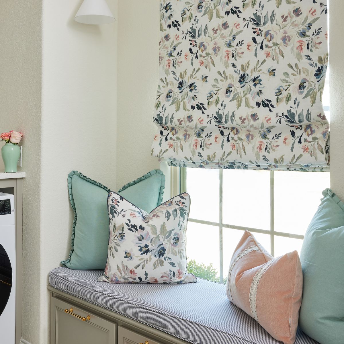 Beth Box Pleat Pillow Cover in Sage