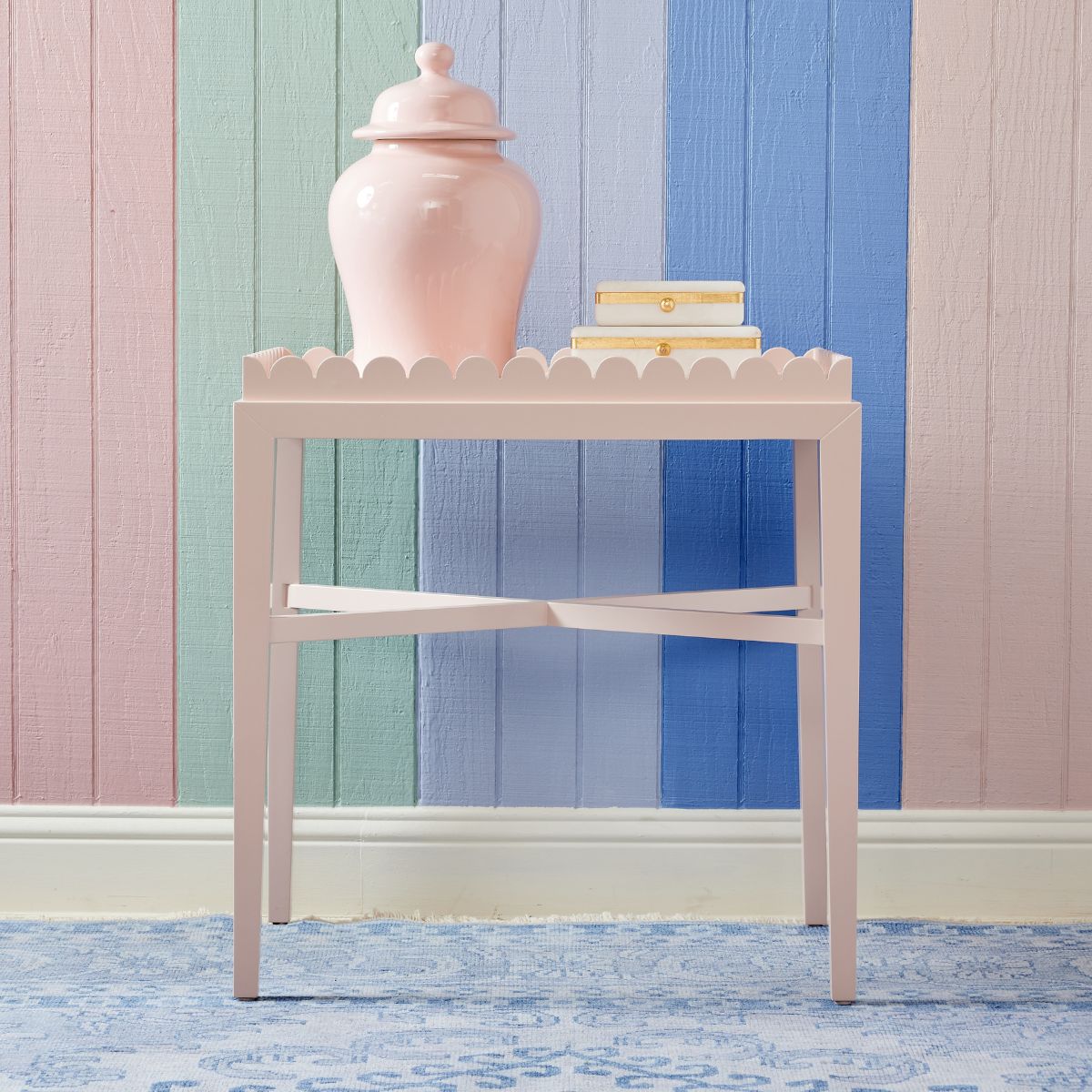 Blush Temple Jar