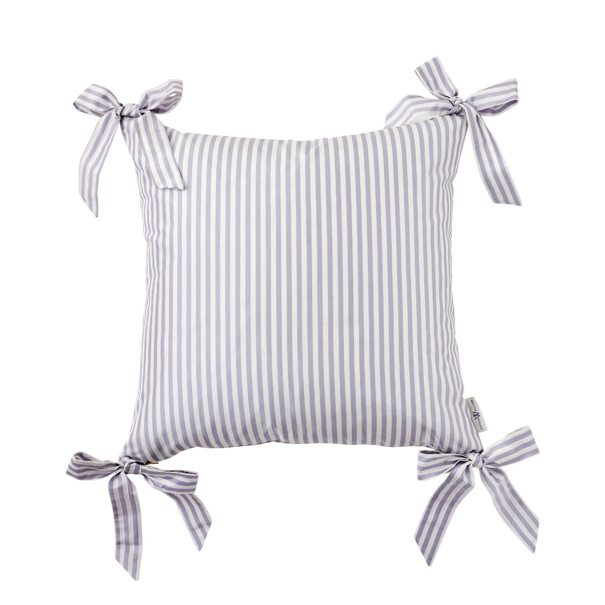 Noelle Bow Pillow in Lilac