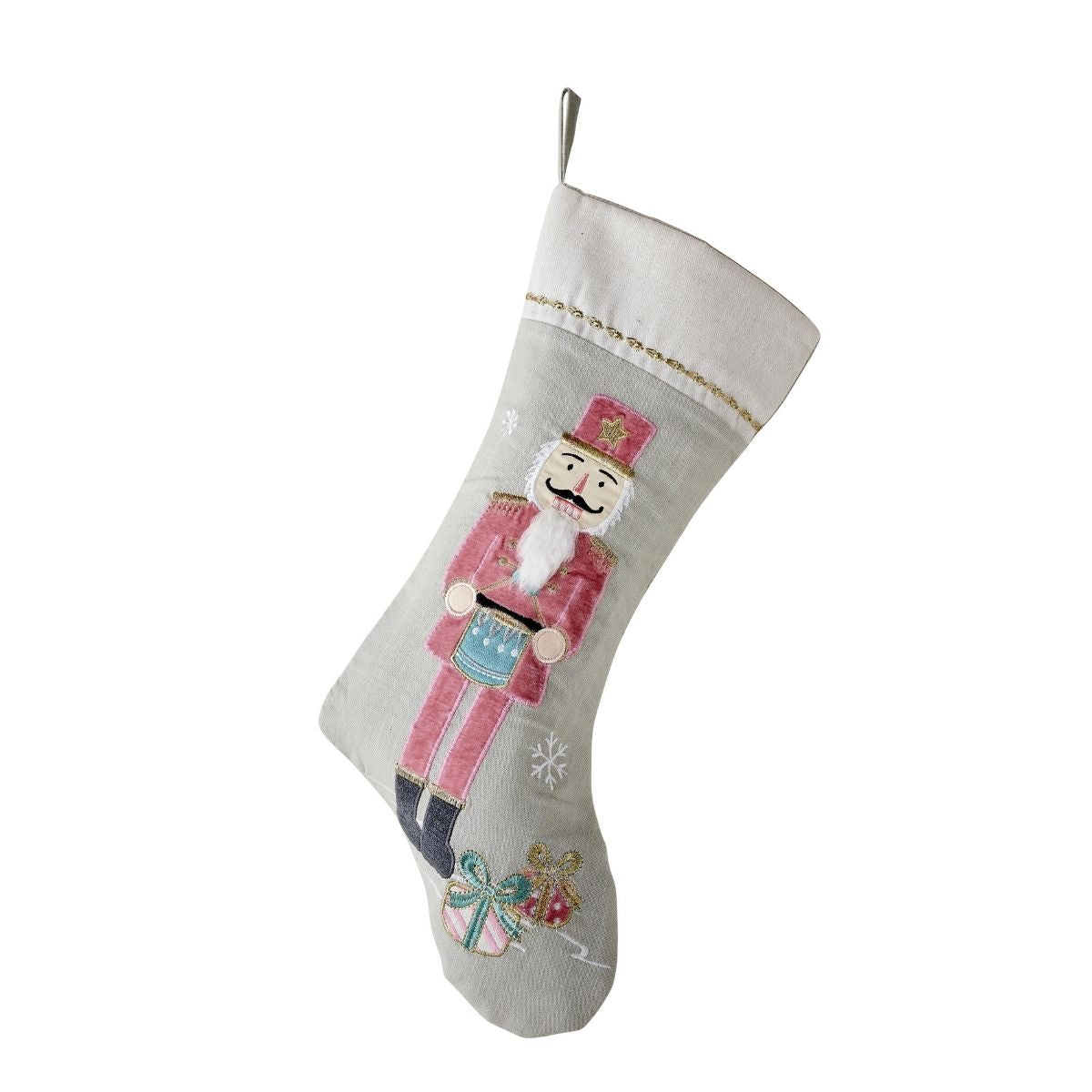 Pink Nutcracker Stocking