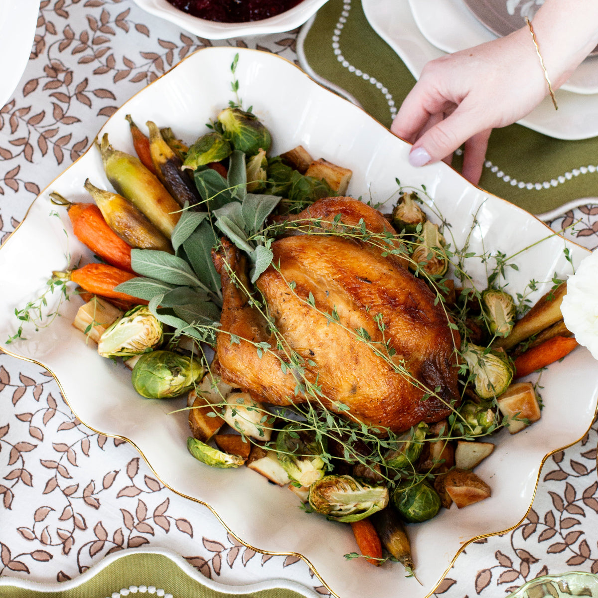 Lucinda Wavy Serving Platter