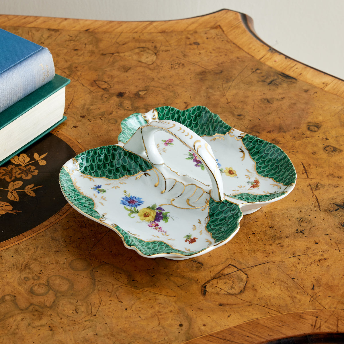 Emily Handpainted Porcelain Basket - Caitlin Wilson Designs