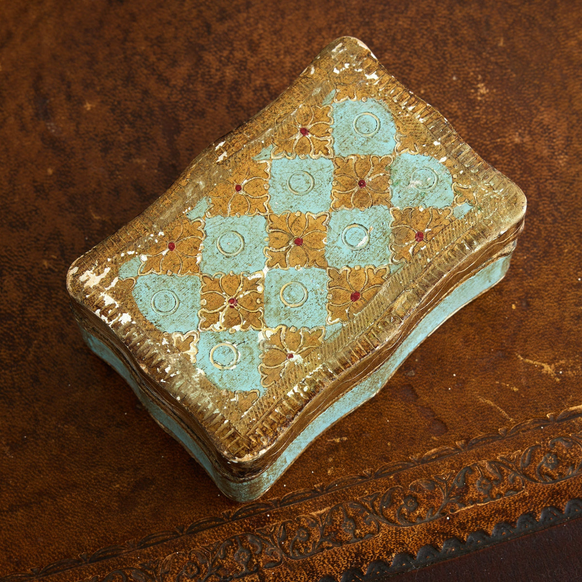 Tuscan Medallion Trinket Box II - Caitlin Wilson Designs