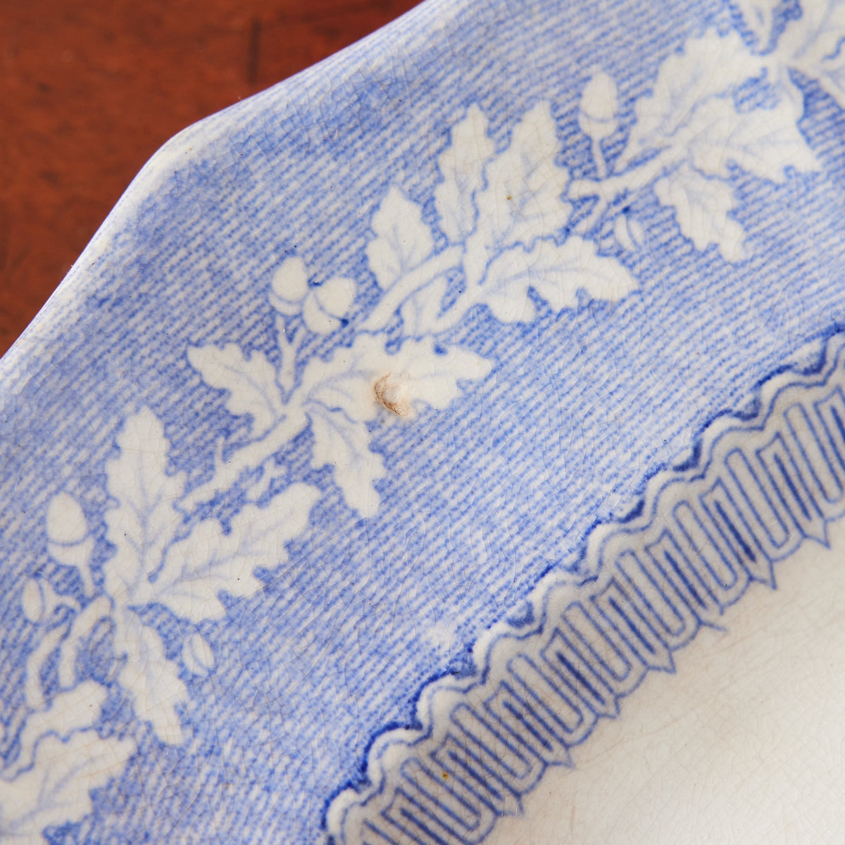 Pastoral Day Dream Blue and White Platter V - Caitlin Wilson Designs