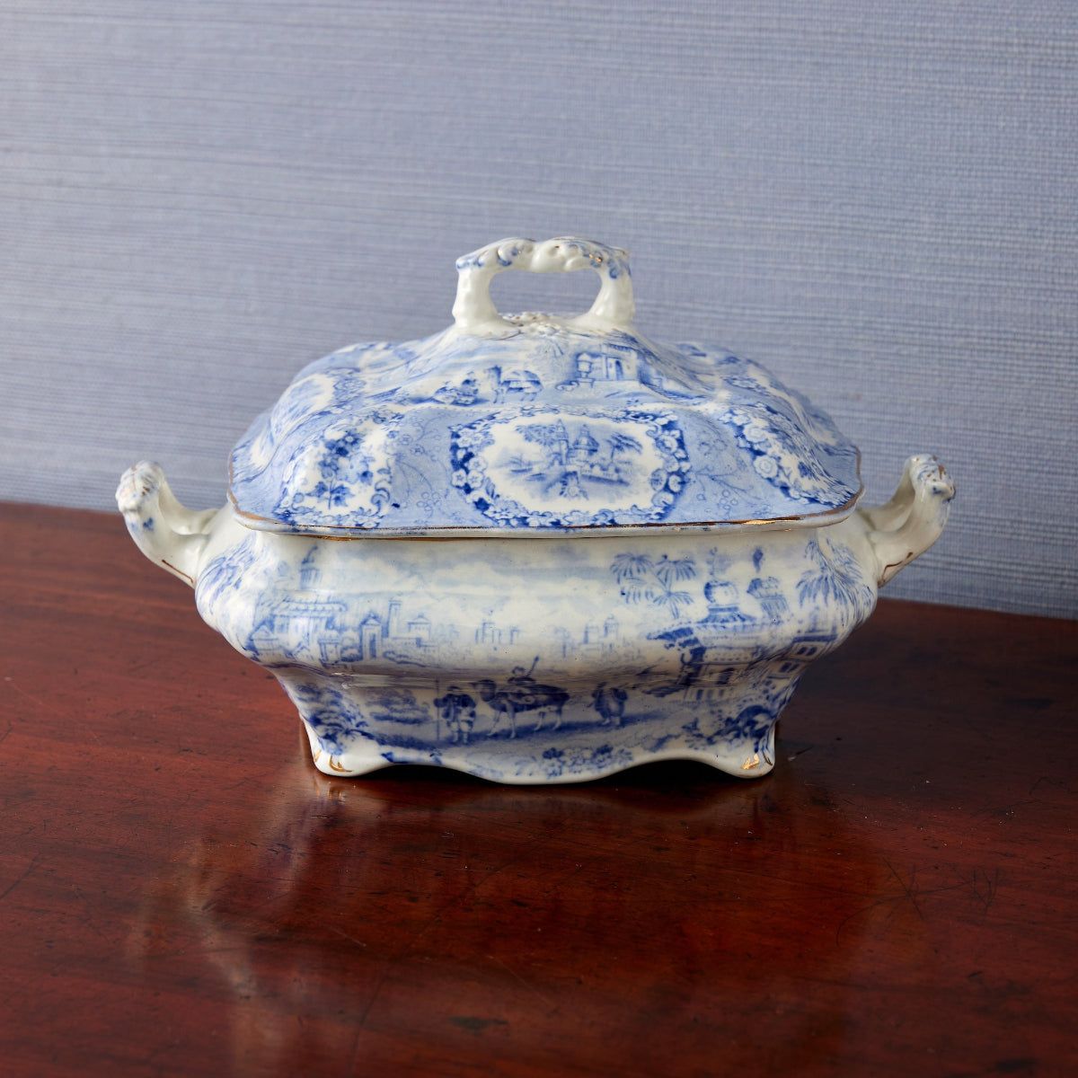 Victorian Pastoral Covered Dish - Caitlin Wilson Designs