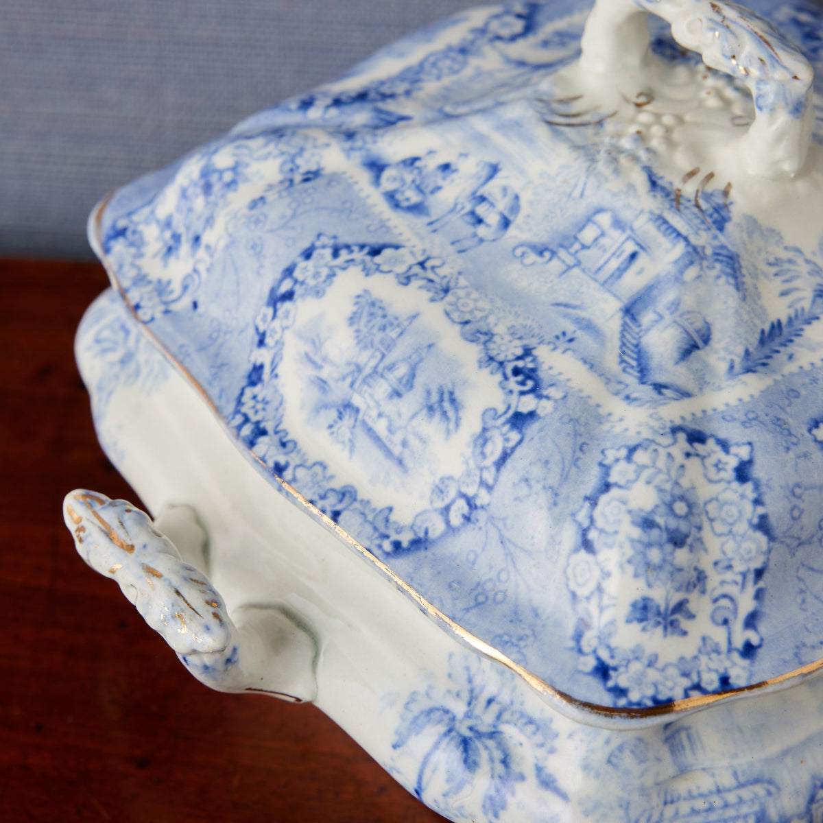 Victorian Pastoral Covered Dish - Caitlin Wilson Designs