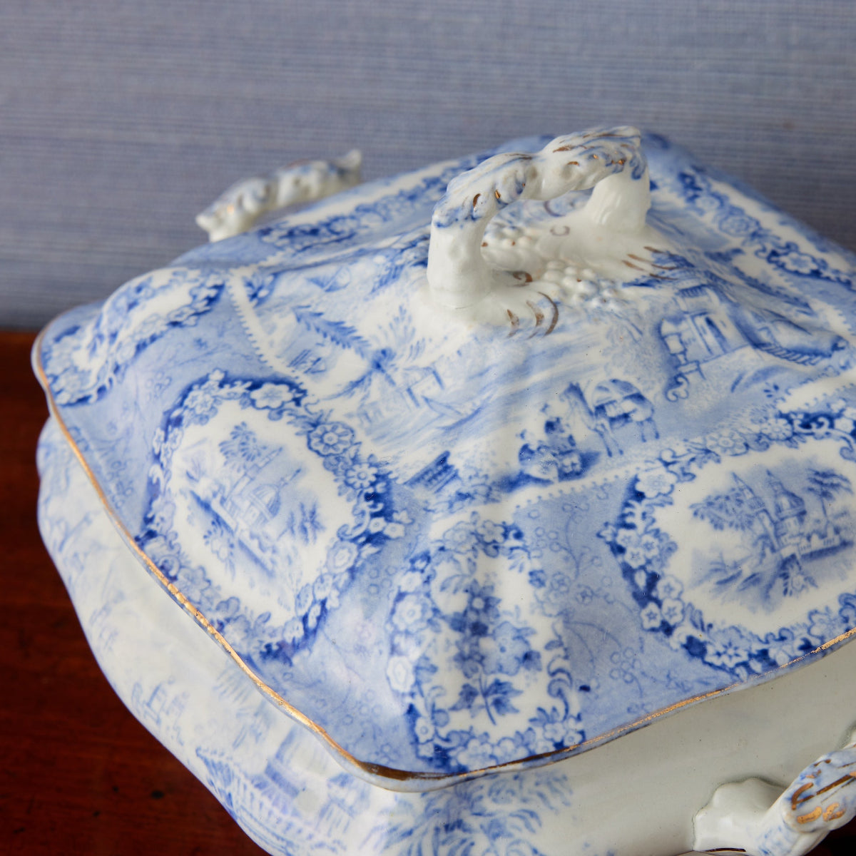 Victorian Pastoral Covered Dish - Caitlin Wilson Designs