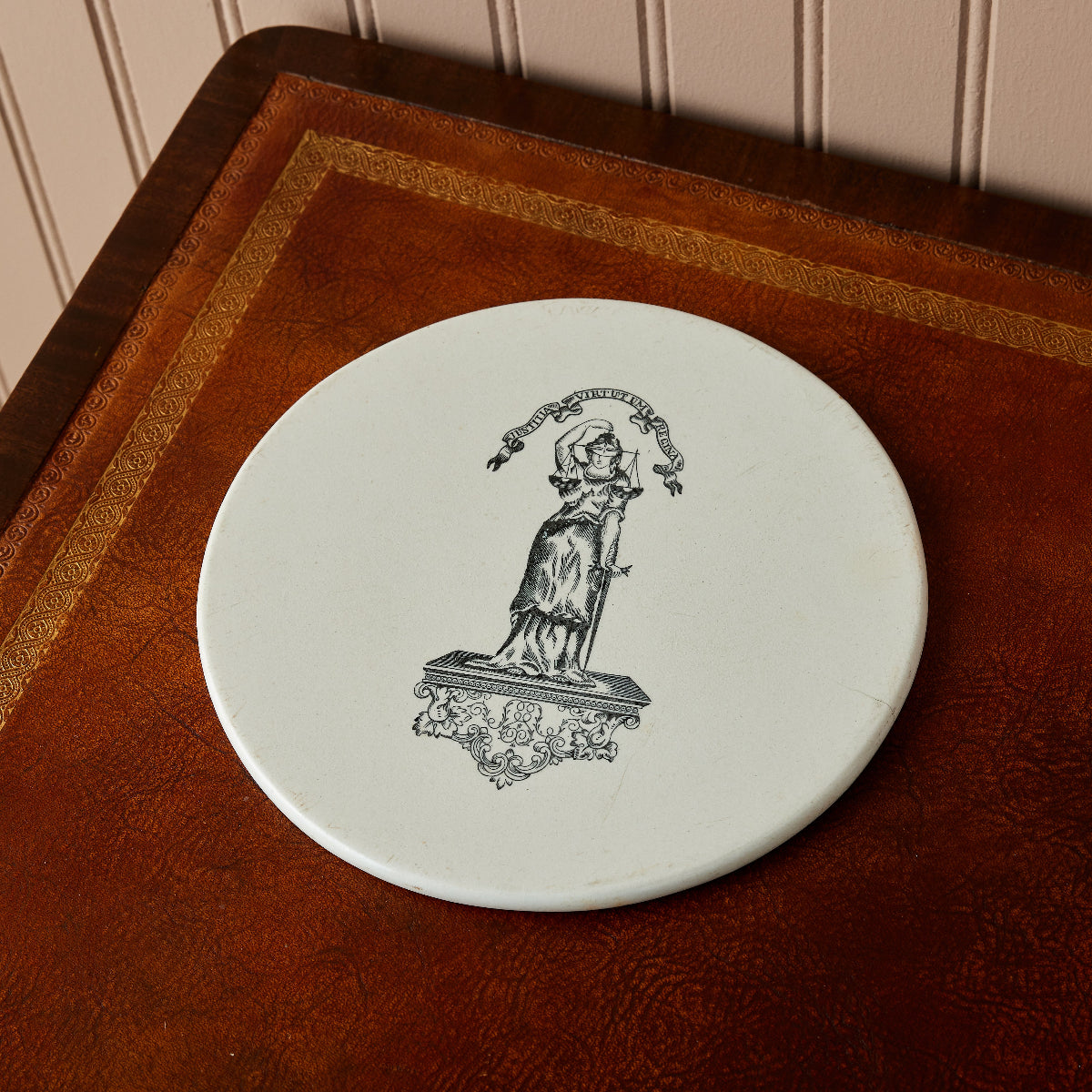 Athena Creamware Plate Stand - Caitlin Wilson Designs