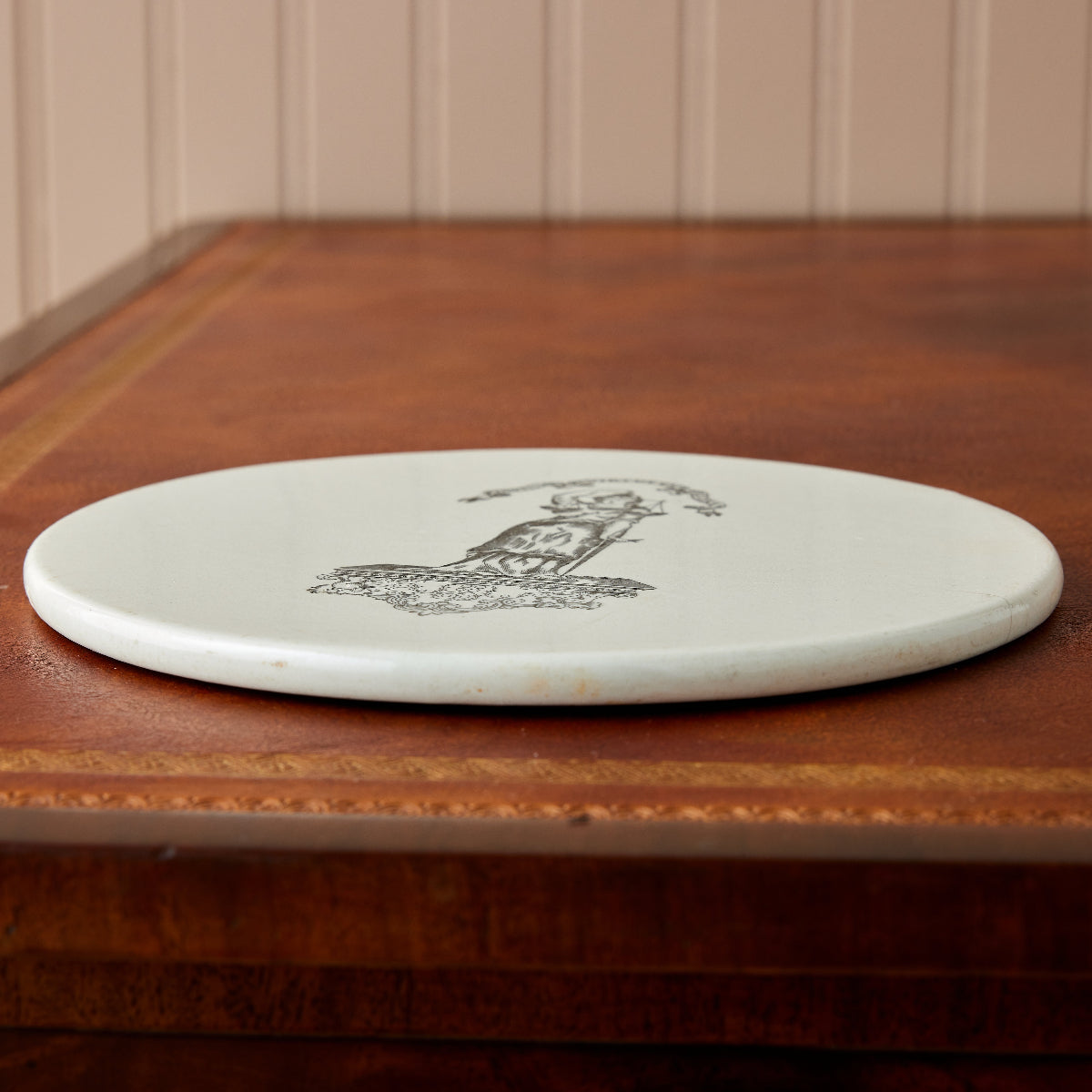 Athena Creamware Plate Stand - Caitlin Wilson Designs