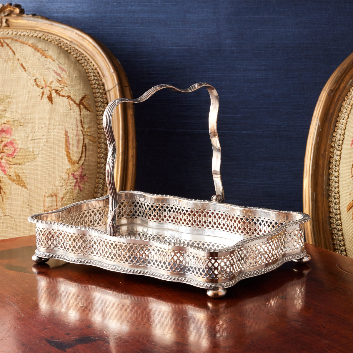 Lancaster Silver Bonbon Basket - Caitlin Wilson Designs