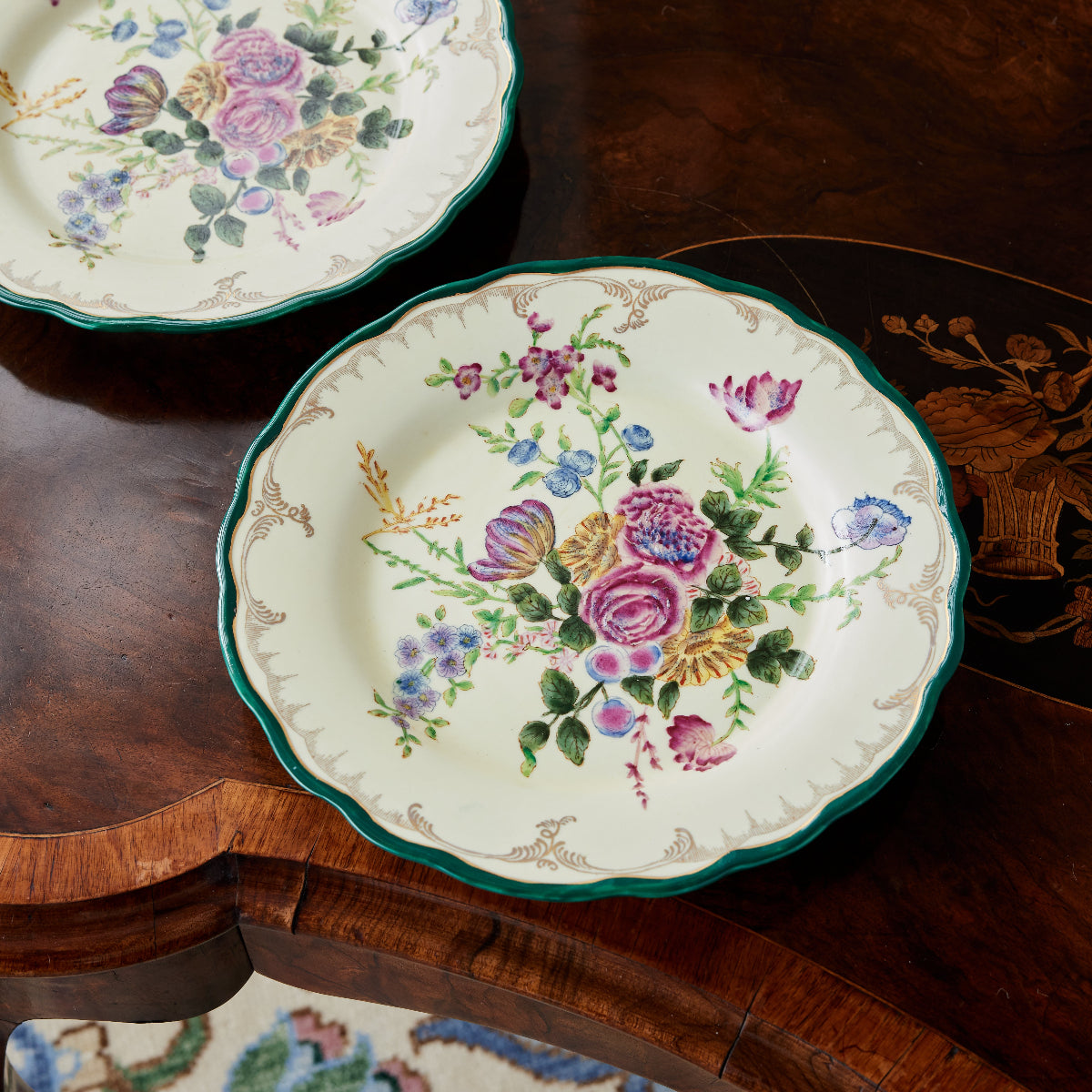 Floral Porcelain Plate