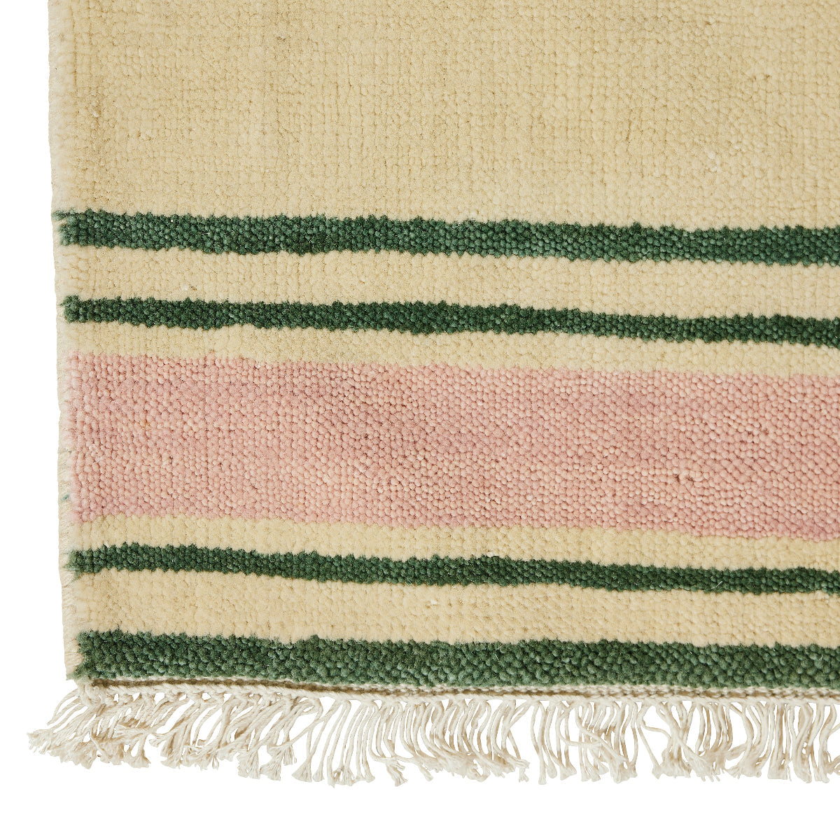 Trudy Rug in Pink Stripe Sample- Caitlin Wilson Designs
