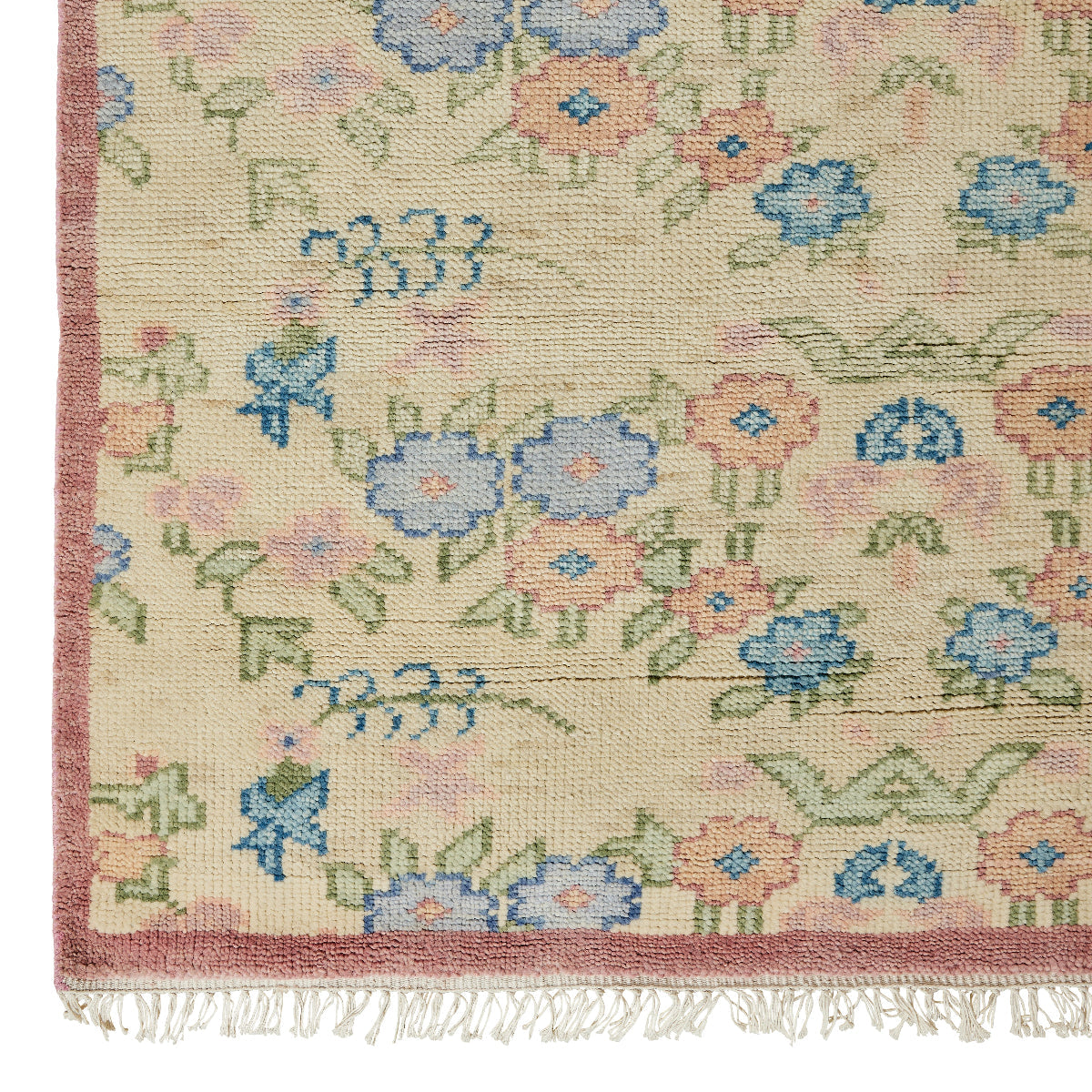 Marais Bloom Rug Sample - Caitlin Wilson Design