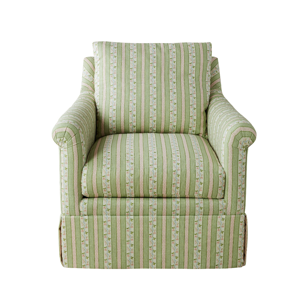 Isabelle in Green Swivel - Caitlin Wilson Design