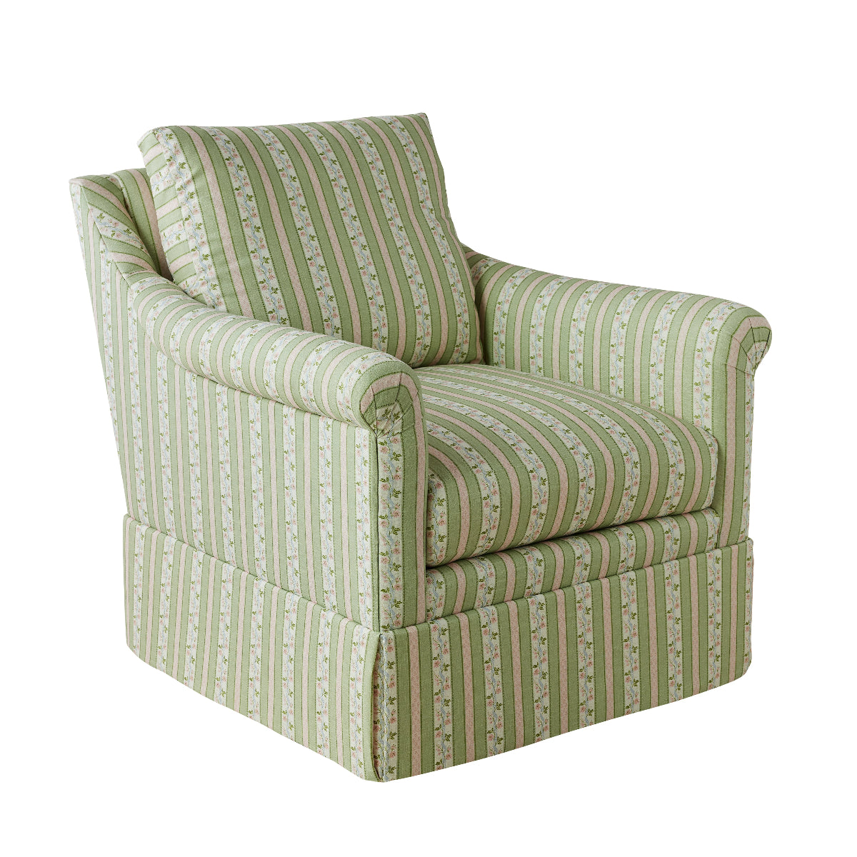 Isabelle in Green Swivel - Caitlin Wilson Design