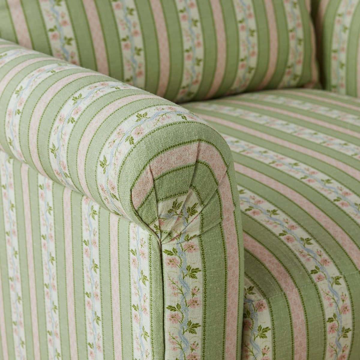 Isabelle in Green Swivel - Caitlin Wilson Design