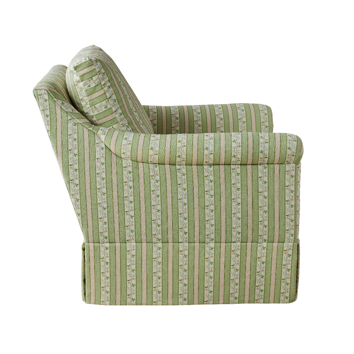 Isabelle in Green Swivel - Caitlin Wilson Design