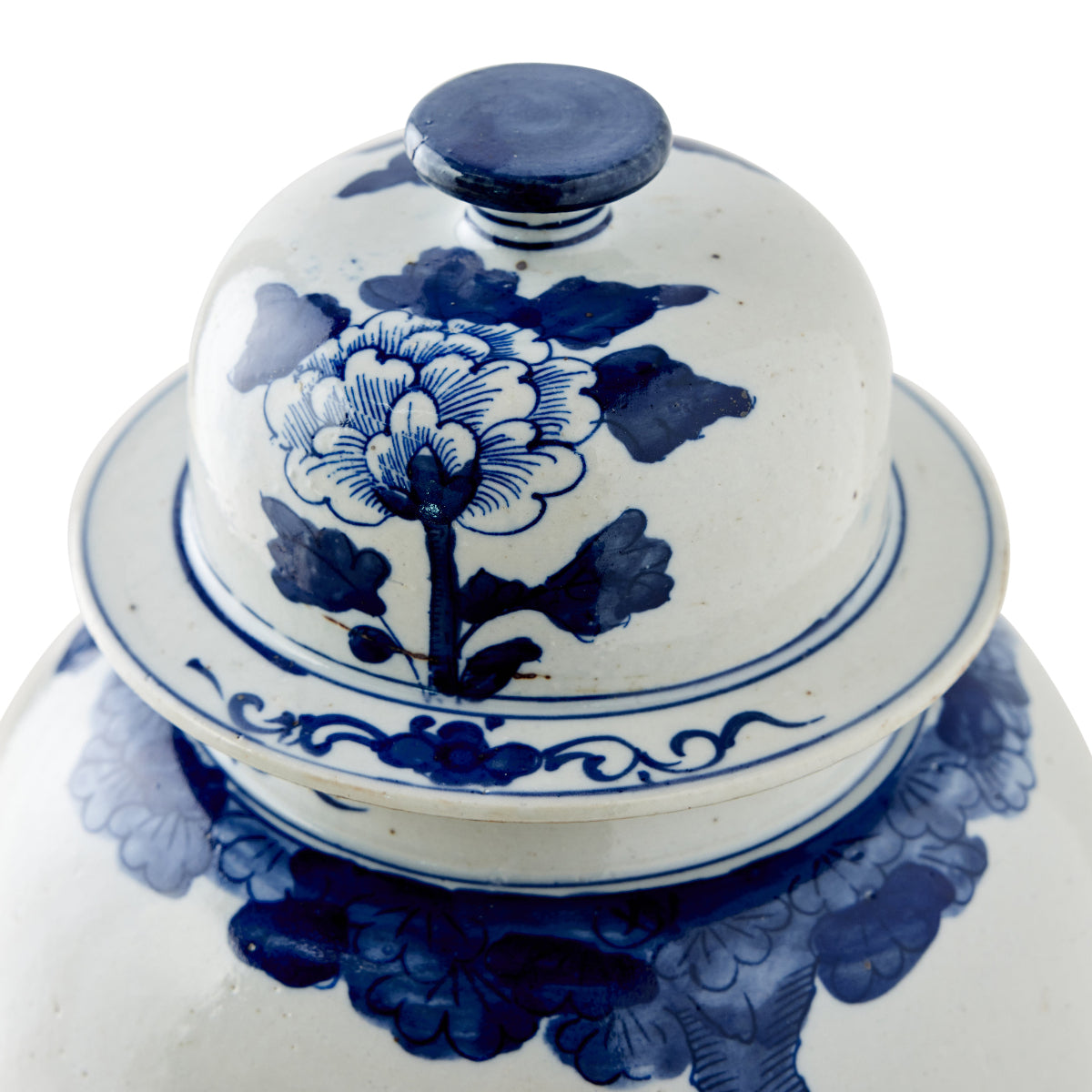 Blue Landscape Ginger Jar I - Caitlin Wilson Design