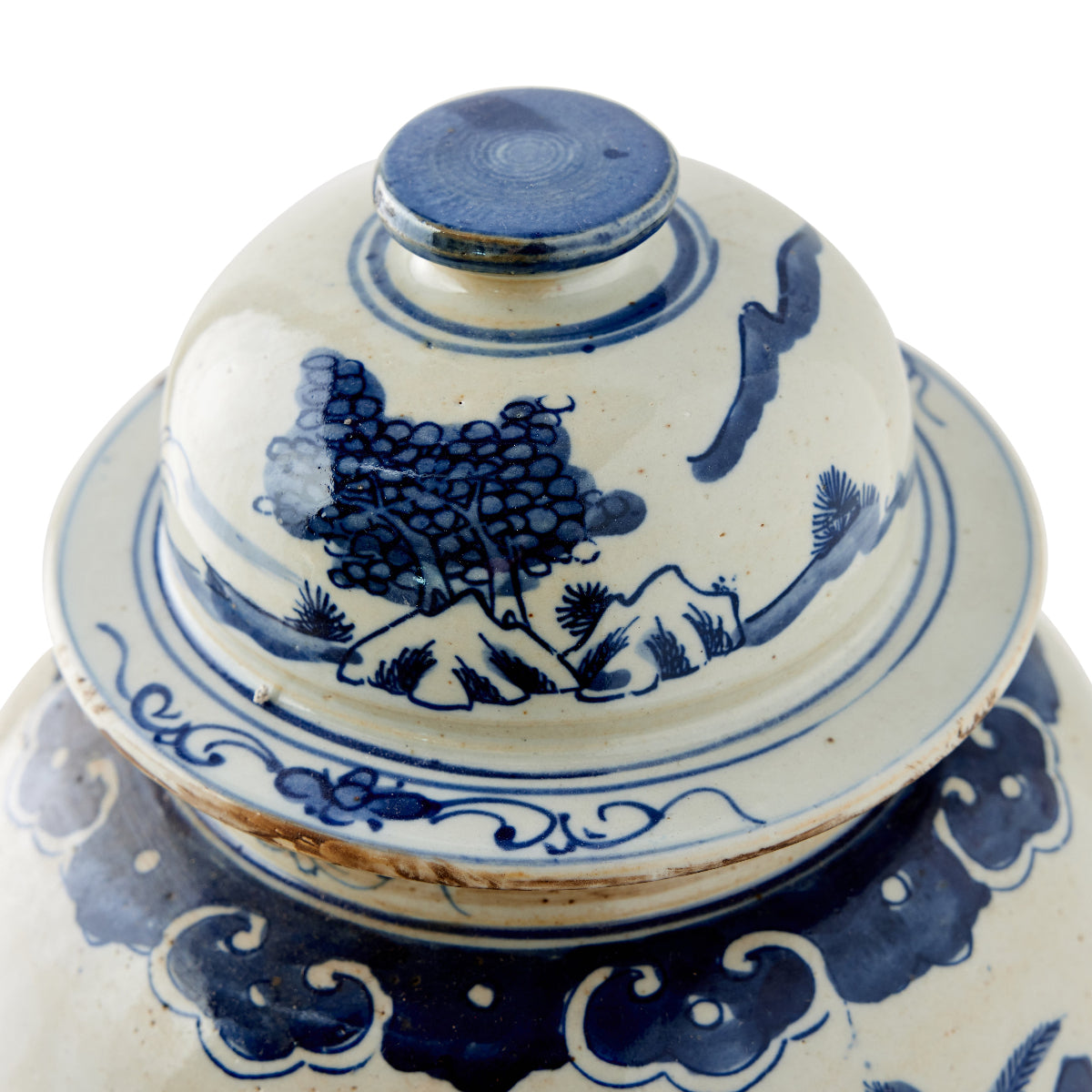 Blue Landscape Ginger Jar III - Caitlin Wilson Design