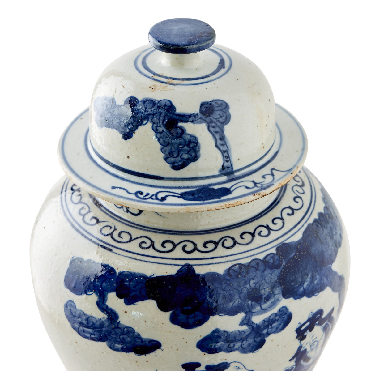 Blue Landscape Ginger  Jar II - Caitlin Wilson Design