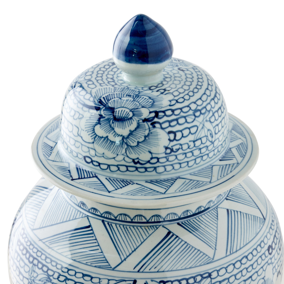 Large Blue Temple Jar 1 - Caitlin Wilson Design