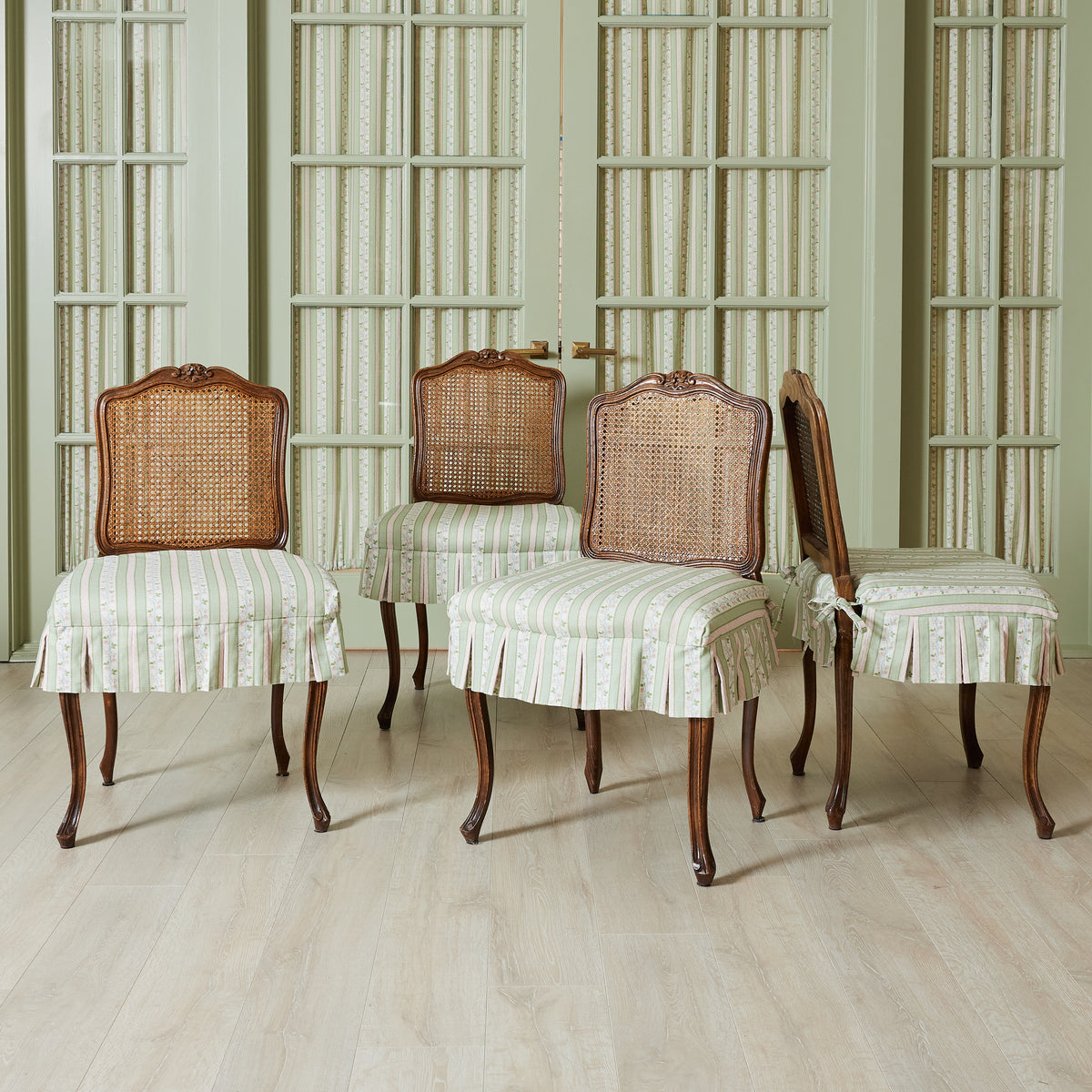Avebury Cane Chairs - Set of 4