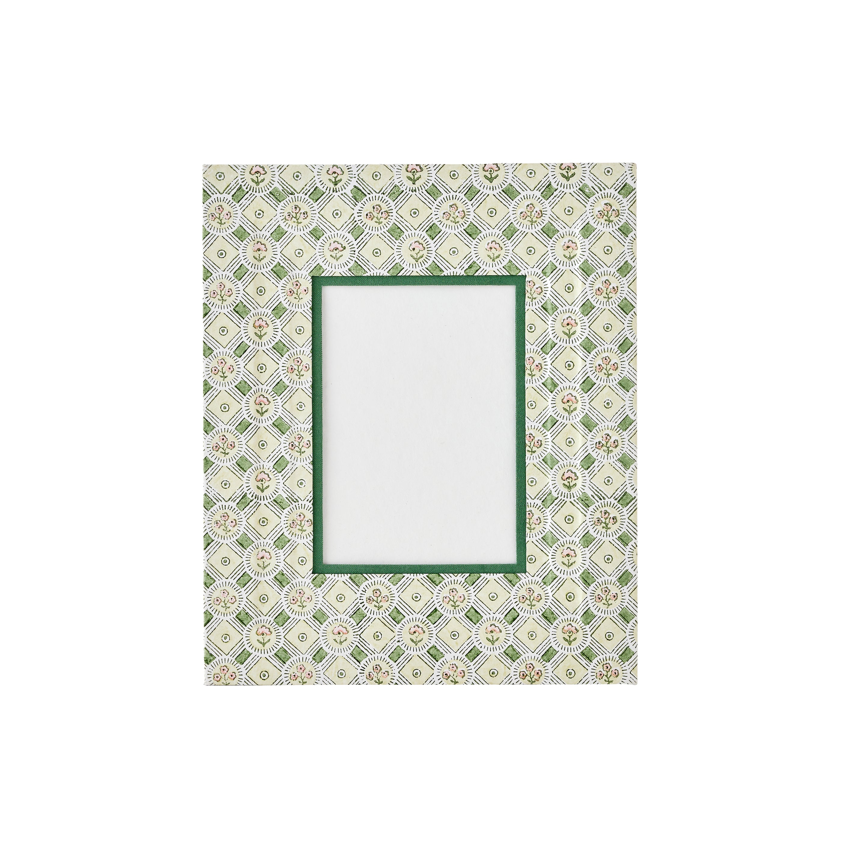 Green Bloom Fabric Frame - Caitlin Wilson Design
