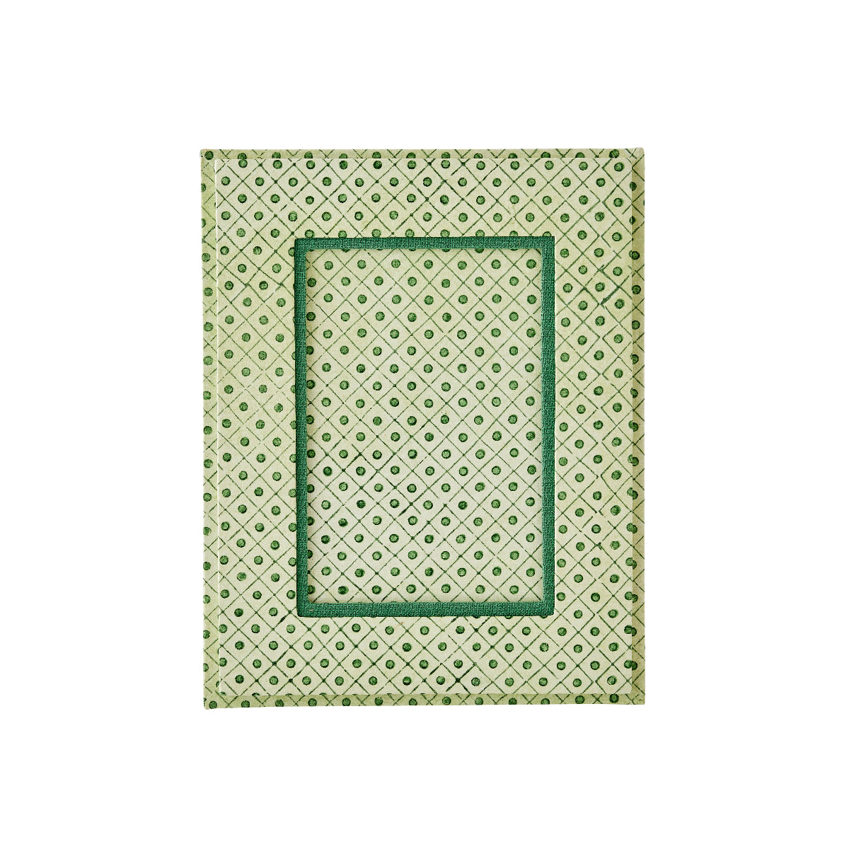 Green Dot Fabric Frame - Caitlin Wilson Design