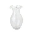 Large Ruffle Rim Vase Clear - Caitlin Wilson Design