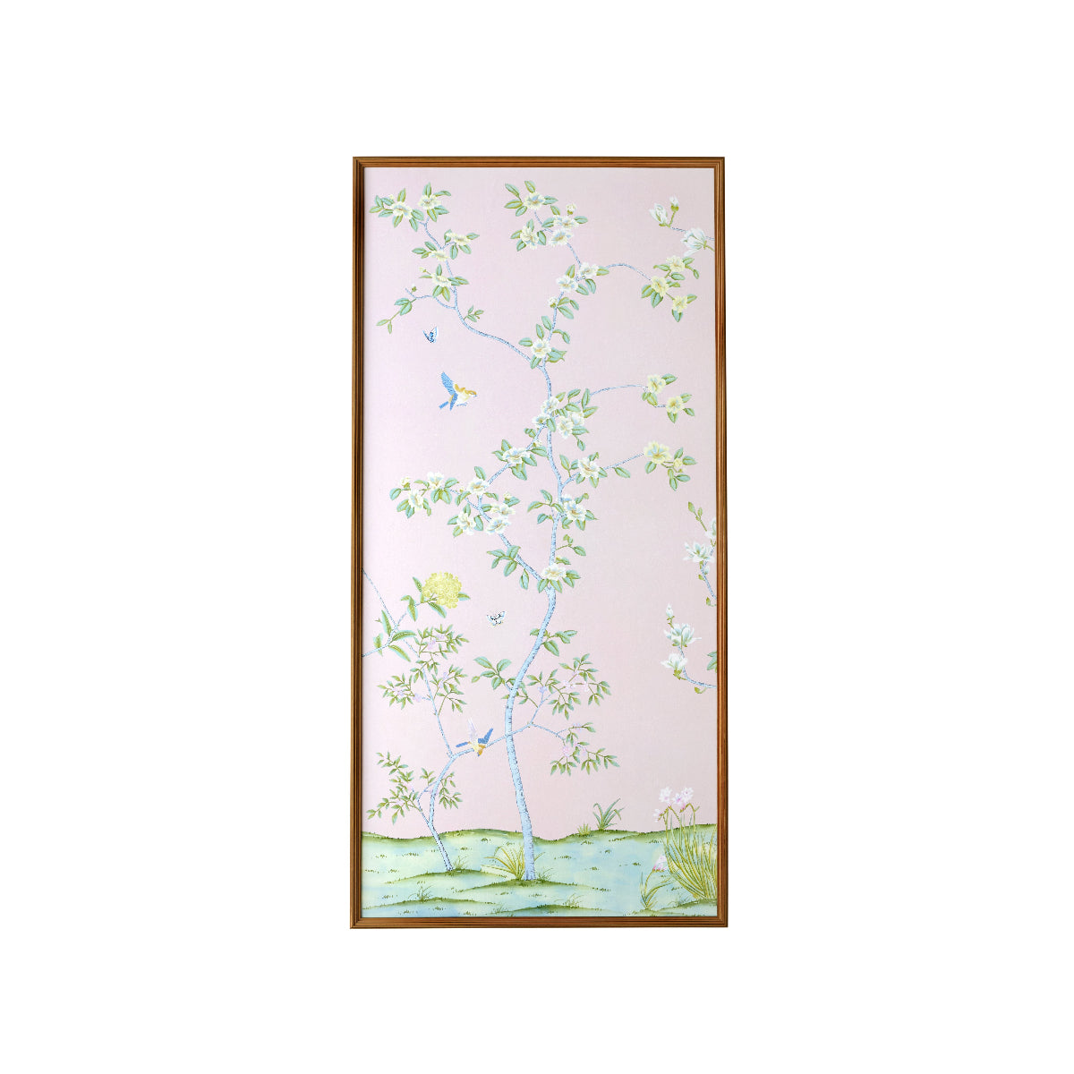 Fleur de Fête Framed Chinoiserie Mural Panel II - Caitlin Wilson Design