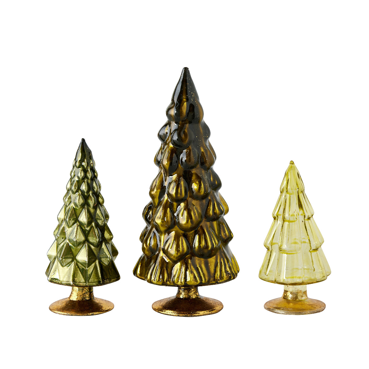 Set of 3 Trees Hue All Green - Caitlin Wilson Design