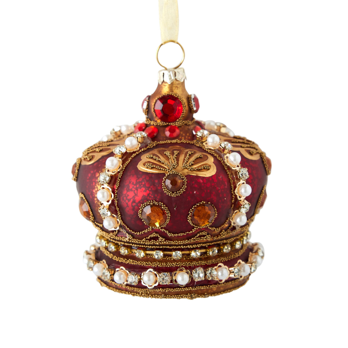 Coronet Glass Ornament Set of 3- Caitlin Wilson Design