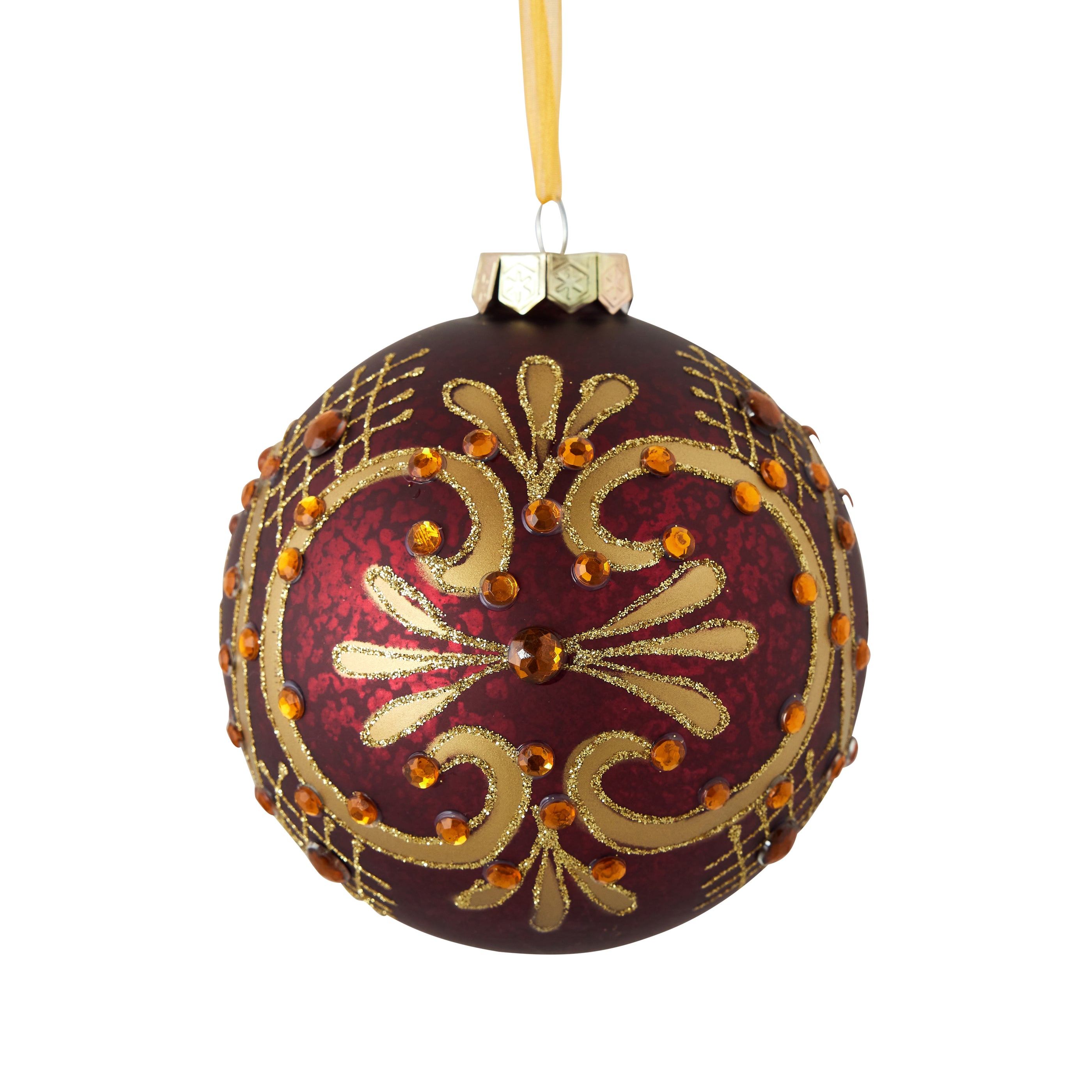 Golden Garnet Ornament - Caitlin Wilson Design