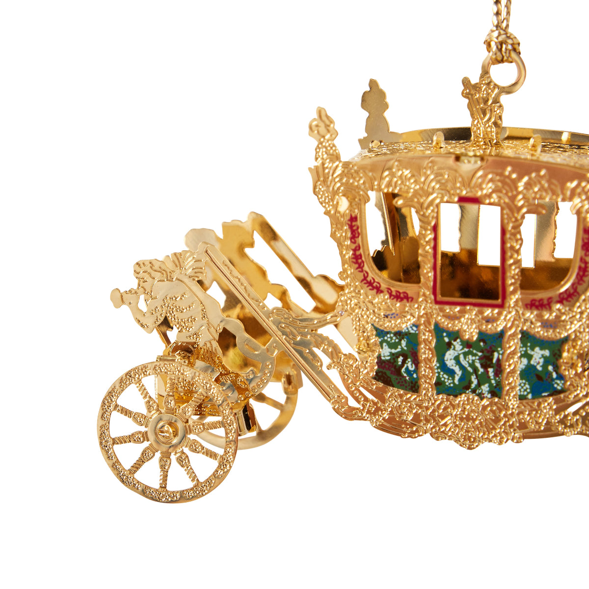 HRH Gold State Coach Ornament - Caitlin Wilson Design