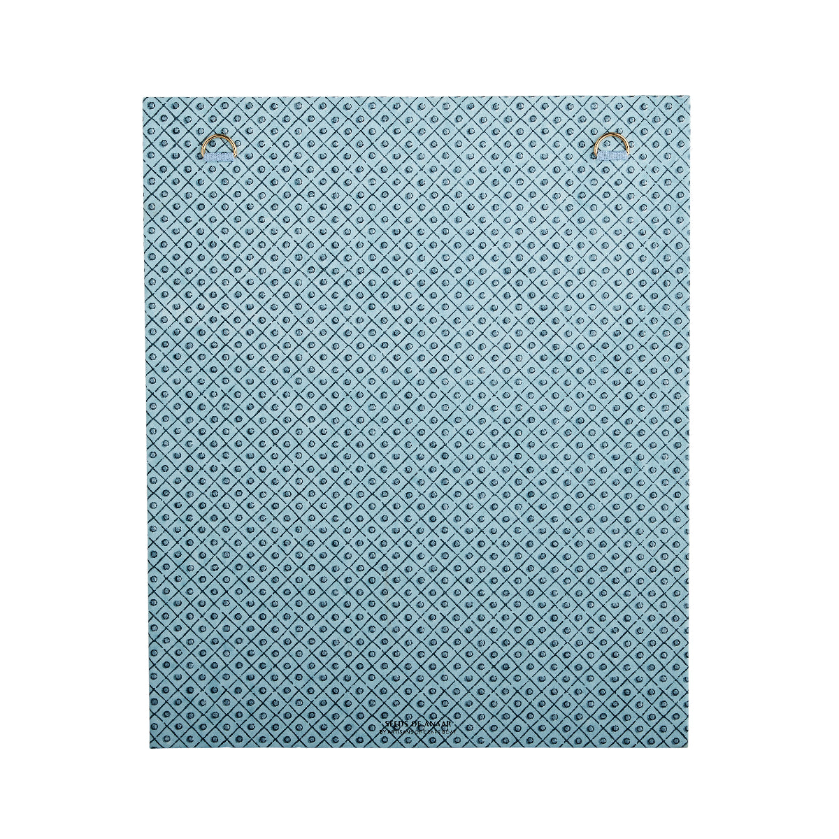 Blue Trellis Fabric Frame - Caitlin Wilson Design