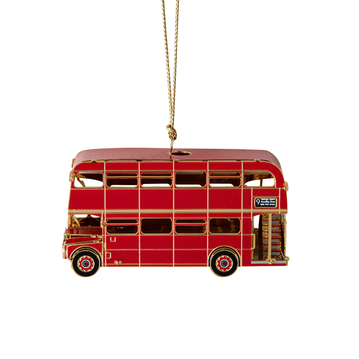 Waverly Double Decker Bus Ornament - Caitlin Wilson Design