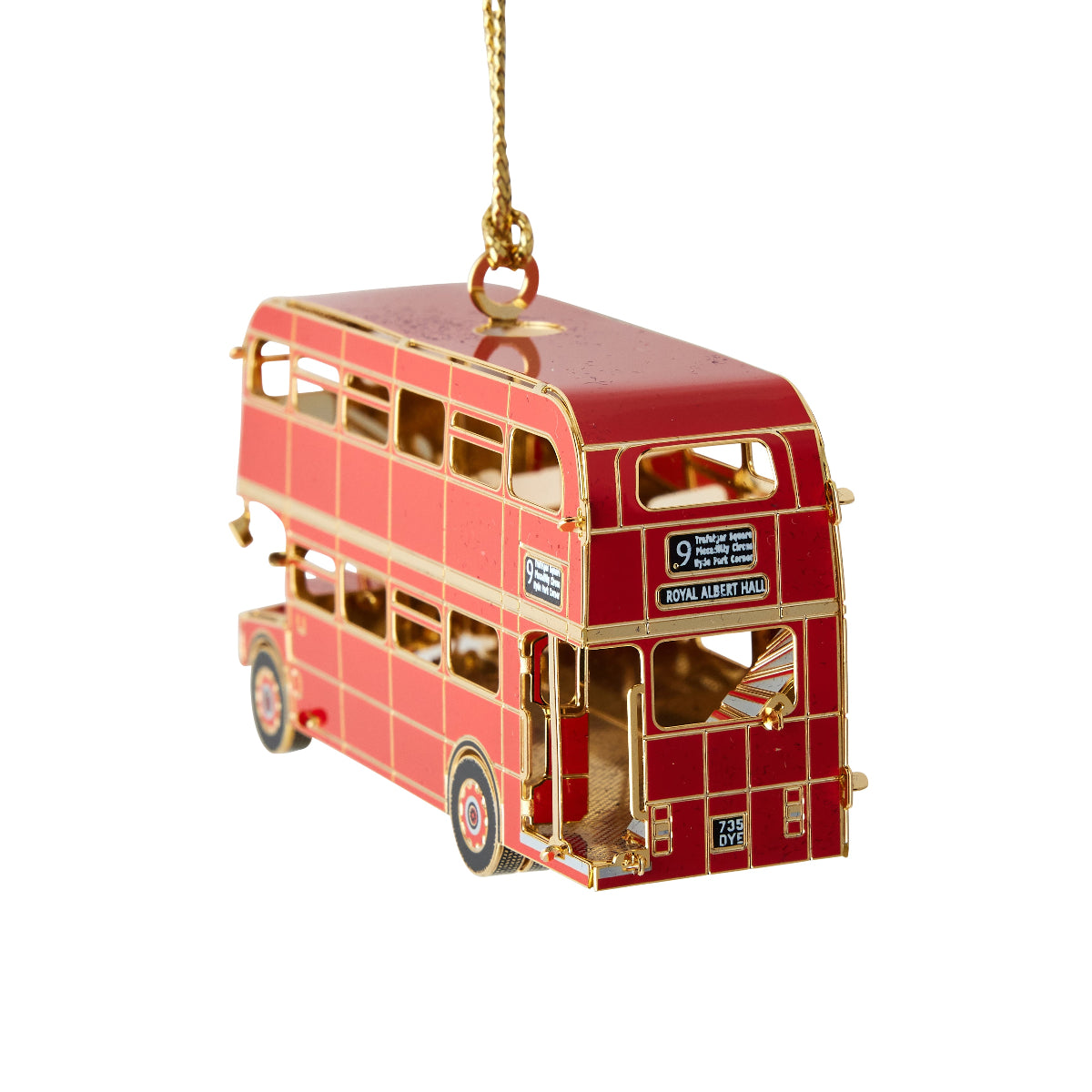 Waverly Double Decker Bus Ornament - Caitlin Wilson Design