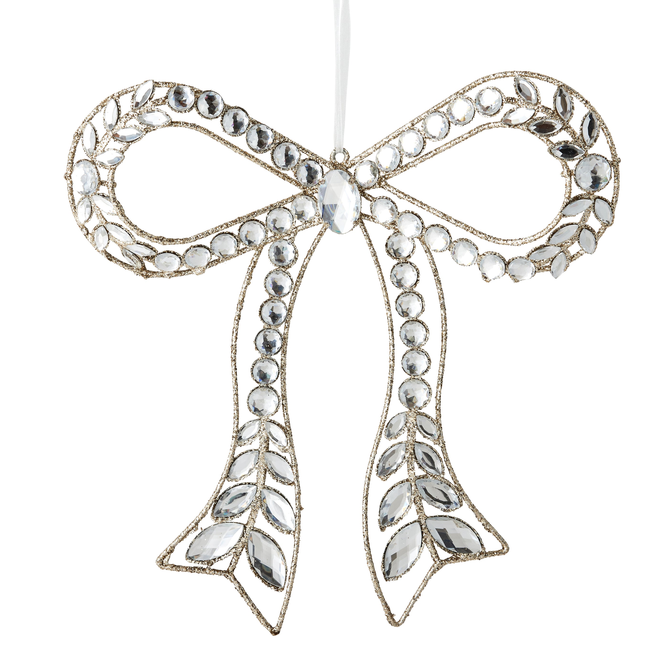 Large Bejeweled Bow Ornament - Caitlin Wilson Design