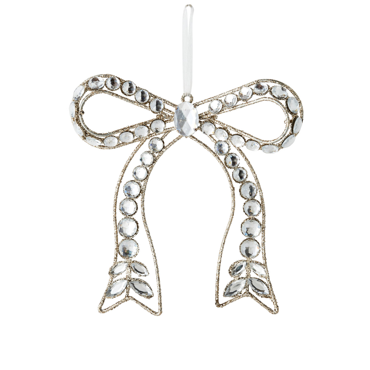 Medium Bejeweled Bow Ornament - Caitlin Wilson Design