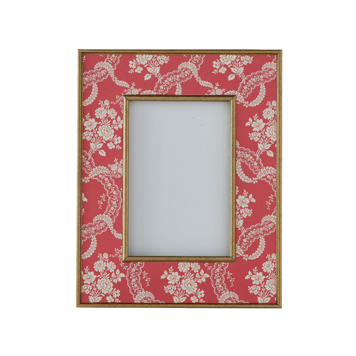 Noël Rouge Lace Frame in Gold - Caitlin Wilson Design