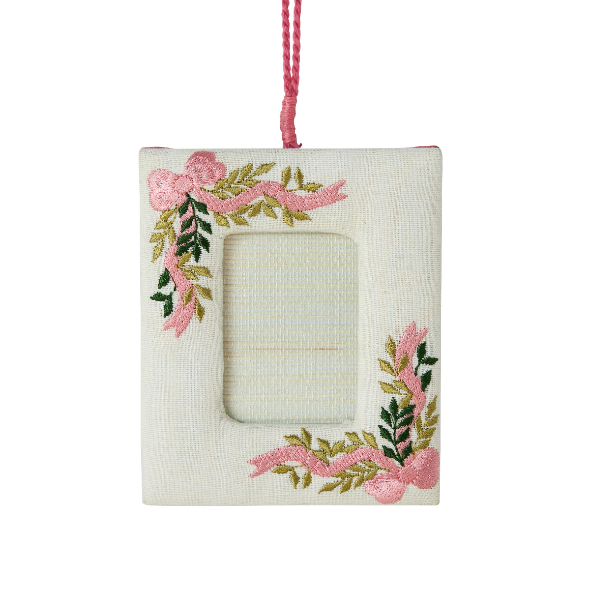 Cosette Embroidered Photo Frame Ornament - Caitlin Wilson Design